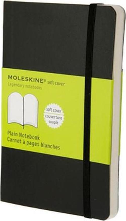 Klasik Cep Boy Yumuşak Kapak Düz Defter Siyah