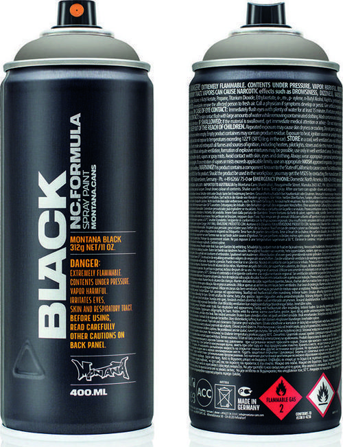 Black Sprey Boya 400ml Mouse BLK7030