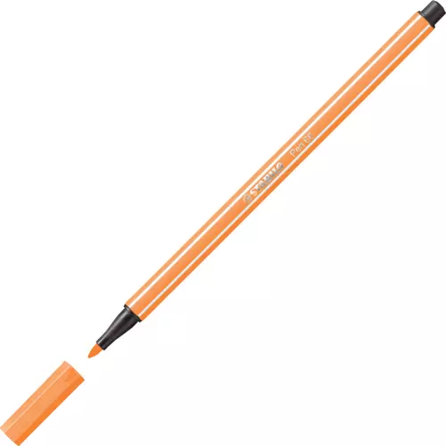 Pen 68 1.0mm Keçe Uçlu Kalem  68/054 Floresan Turuncu