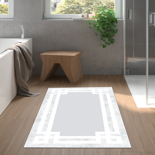 Kaymaz Taban Djt Banyo Halısı Trend Modern 657M Camel