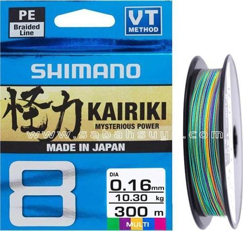 Kairiki 8 Örgü İp Misina 300m Multi 0.16mm / 10.3kg