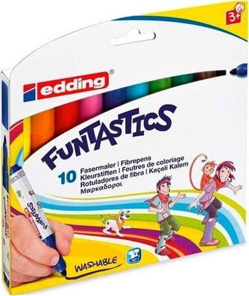 Kalın 10'lu Set Keçe Uçlu Kalem