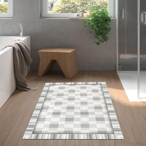 Kaymaz Taban Djt Banyo Halısı Trend Modern 1913 Gri