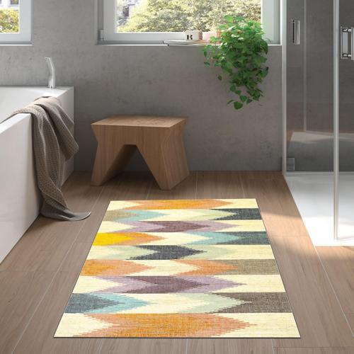 Kaymaz Taban Djt Banyo Halısı Trend Modern 629M Renkli