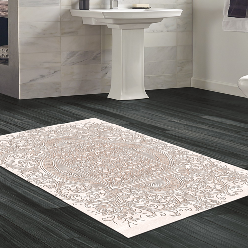 Kaymaz Taban Djt Banyo Halısı Star Pamuk Modern 1488 Mavi