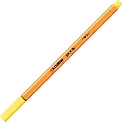 Point 88 Fineliner Limon Sarısı Kalem