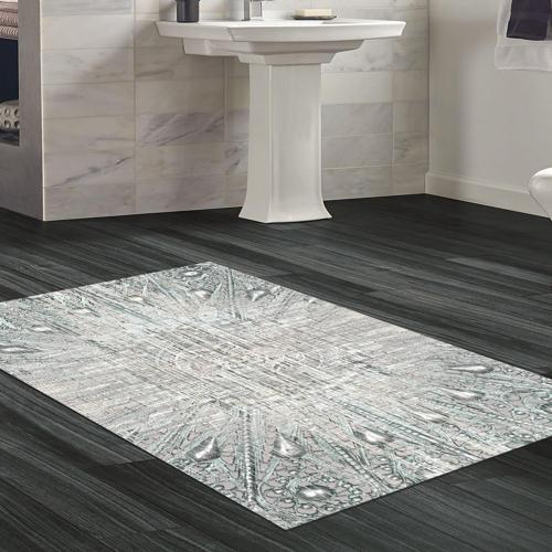 Kaymaz Taban Djt Banyo Halısı Star Pamuk Modern 743 Pudra