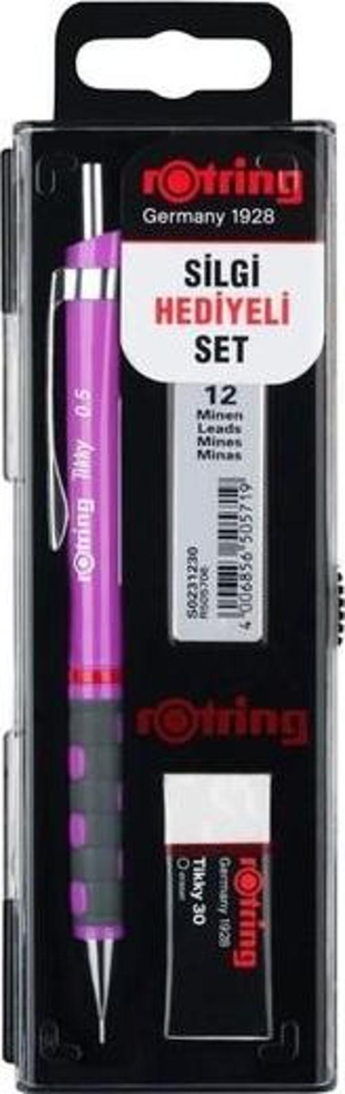 Tikky 0.5 mm Hediyeli Mor Versatil Kalem