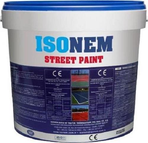 İsonem Street Paint Asfalt Ve Beton Zemin Boyası 5 Kg Beyaz