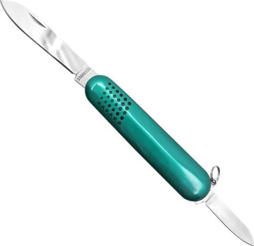 Çift Ağızlı Cep Çakısı Yeşil (K5017-30)