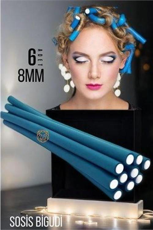 8 mm Sosis Latex Bigudi 6 lı Paket
