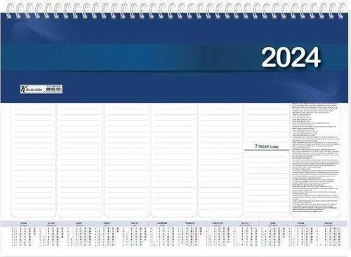 2024 28x40 Haftalık Spiralli Masa Sümeni AJ 70