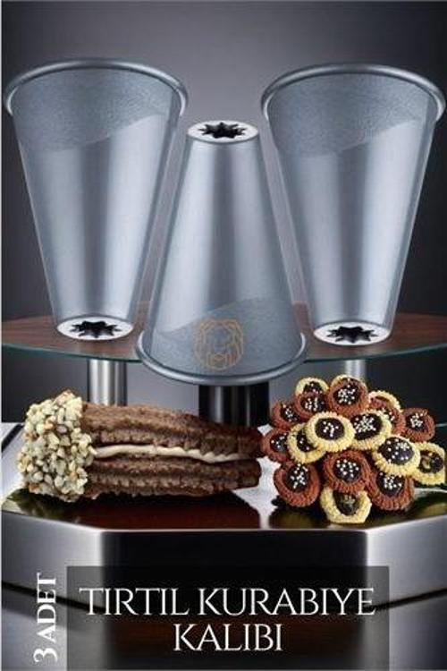 3 lü Tırtıl Kurabiye Şekillendirici Fracassi Design