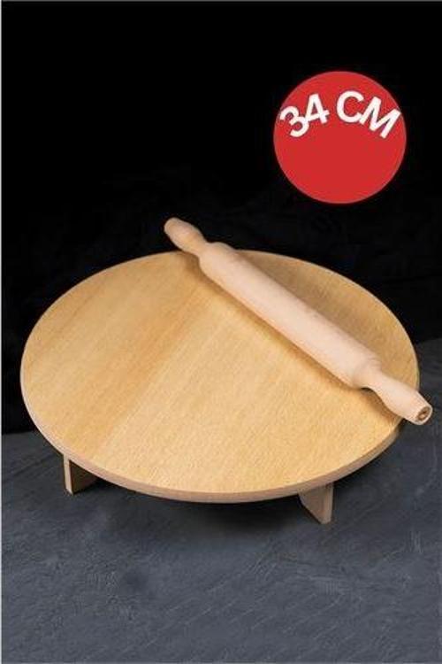 34 Cm Merdaneli Hamur Açma Masası