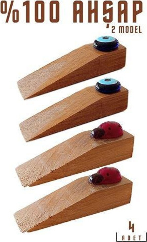 4 lü Ahşap Kapı Stoperi WestGard Design