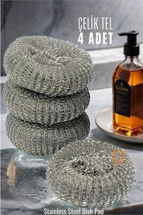 Çelik Bulaşık Teli 4 ADET