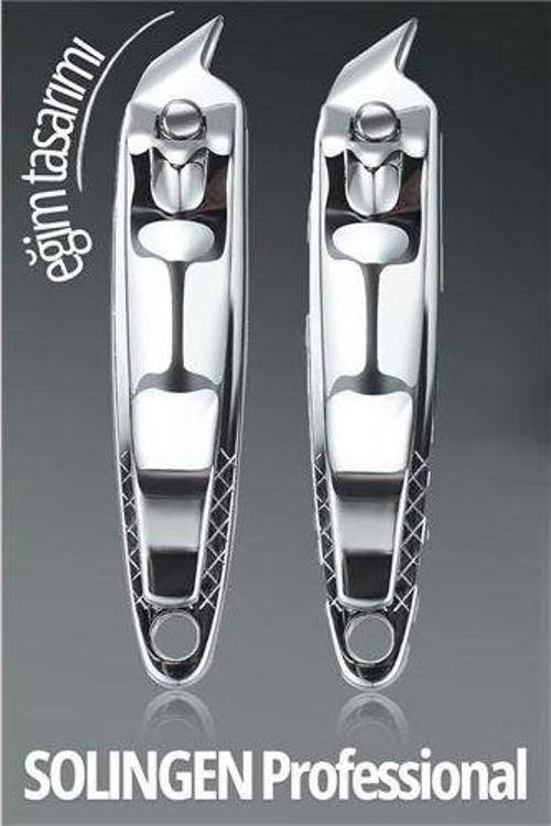 Eğimli Tırnak Makası 2 li Set Solingen Profesyonel