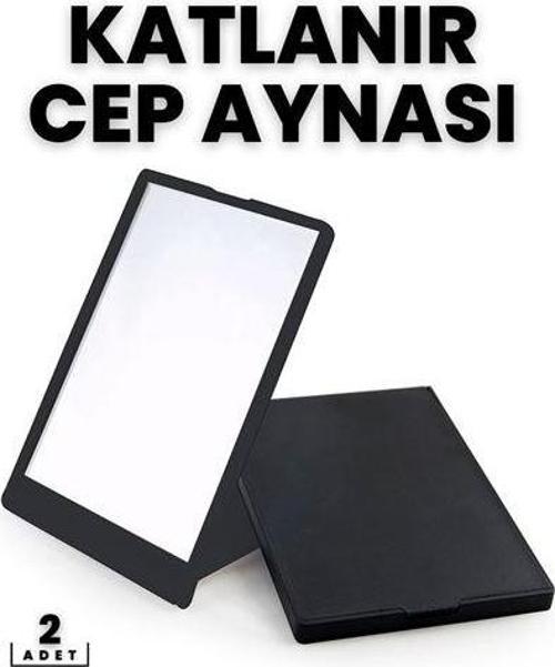 Katlanabilir Mini Çanta Aynası 2 li SET