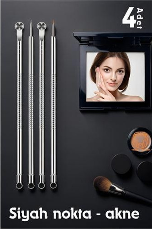 Nano Komedon 4 lü Set Çelik Professional