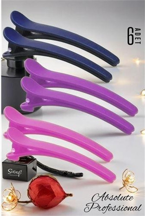 Saç Klipsi Toka 6 Adet Design