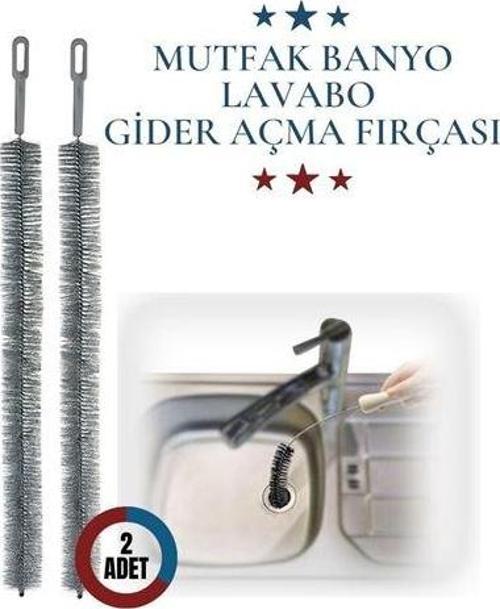 Mutfak Banyo Lavabo Gider Açma Fırçası 2 Adet