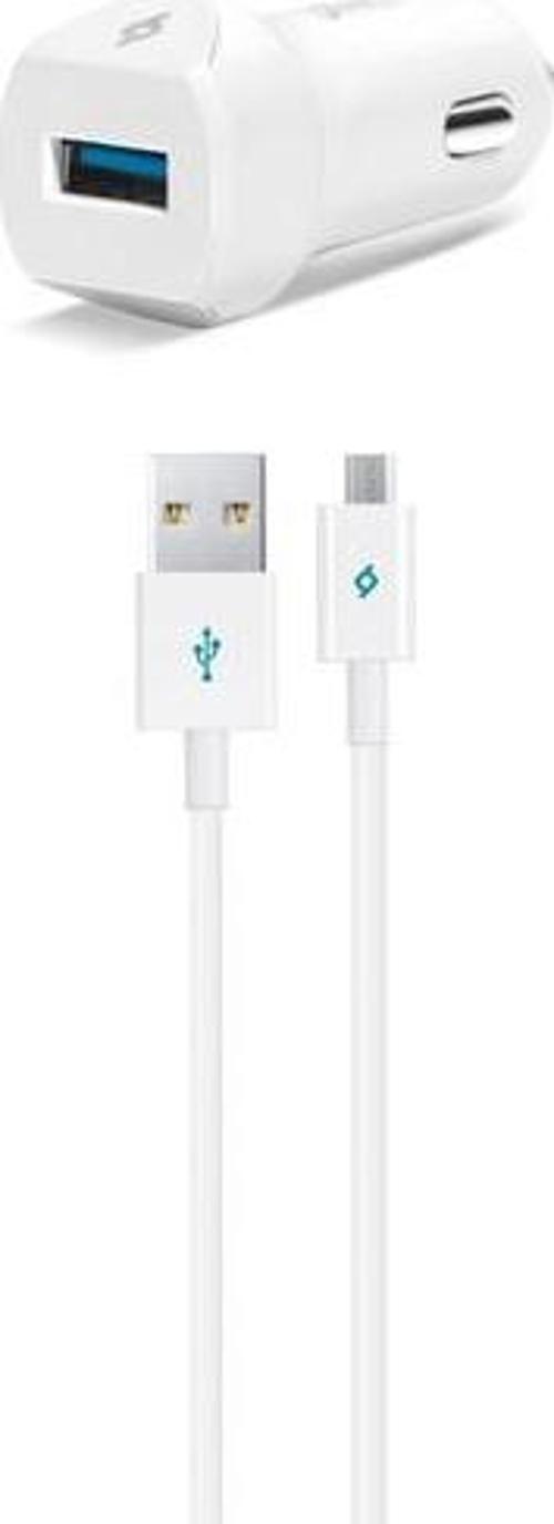 SpeedCharger QC 3.0 Araç Şarj Aleti ve Micro USB Kablo