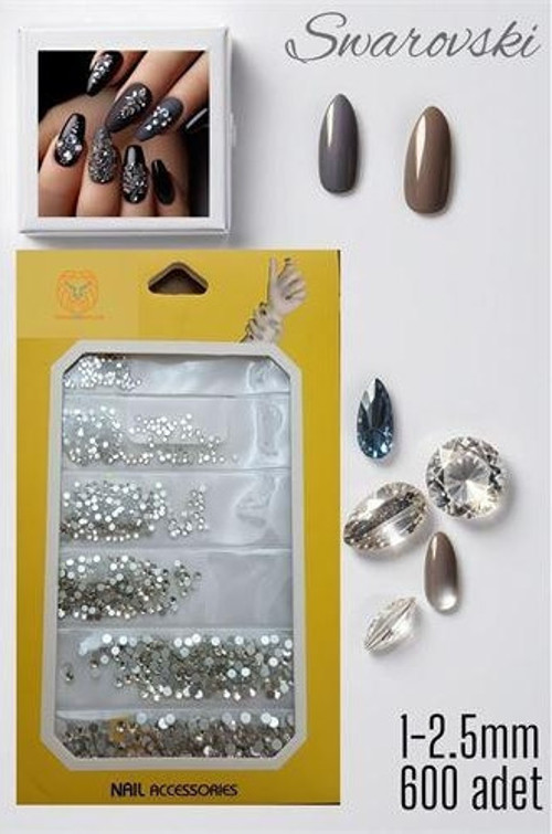 Tırnak Süsleme Swarovski Taşlar