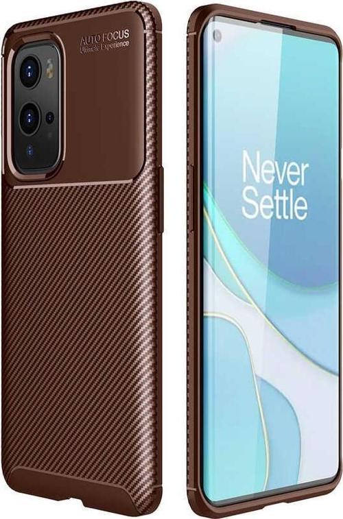 One Plus 9 Pro Kılıf Darbe Emici Uzun Ömürlü Parmak İzi Yapmaz Karbon Tasarım Negro Kılıf