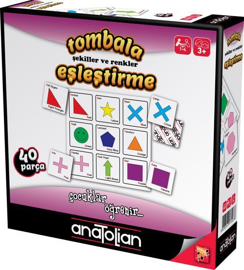 Tombala - Şekiller ve Renkler Eşleştirme (40 Parça) 7407