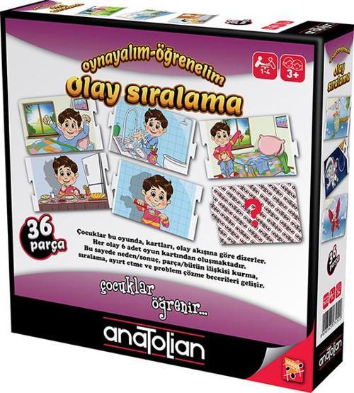 Oynayalım Öğrenelim Olay Sıralama Eğitici Oyuncak