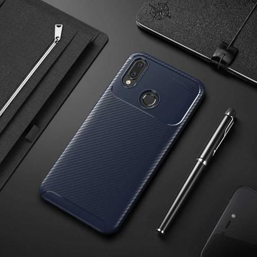 Huawei Honor Play Kılıf Darbe Emici Uzun Ömürlü Parmak İzi Yapmaz Karbon Tasarım Negro Kılıf