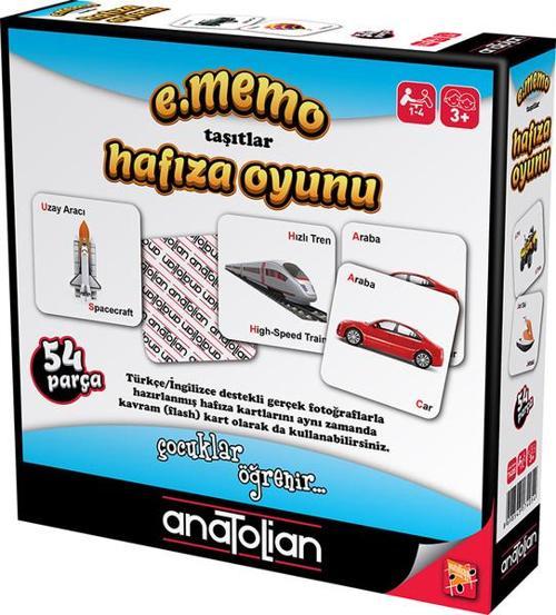 54 Parça Memo Taşıtlar Hafıza Oyunu