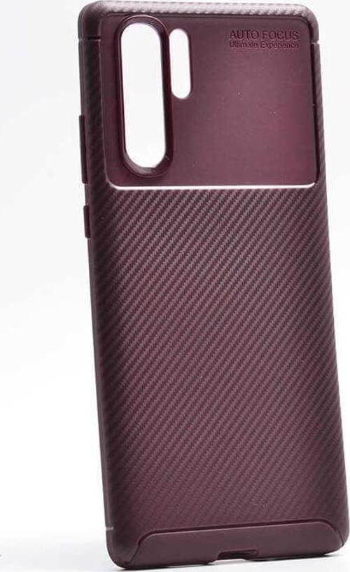 Huawei P30 Pro Kılıf Darbe Emici Uzun Ömürlü Parmak İzi Yapmaz Karbon Tasarım Negro Kılıf