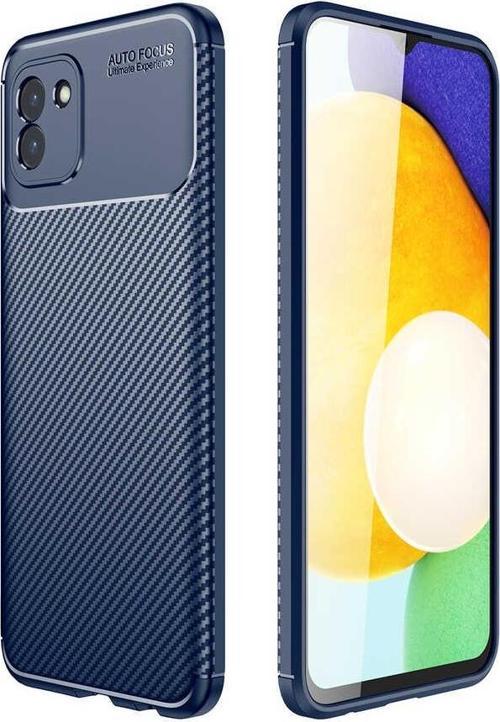 Samsung Galaxy A03 Kılıf Darbe Emici Uzun Ömürlü Parmak İzi Yapmaz Karbon Tasarım Negro Kılıf