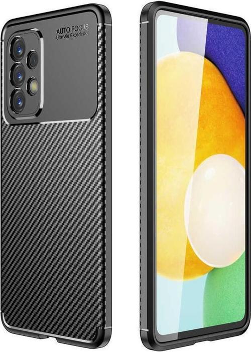 Samsung Galaxy A73 Kılıf Darbe Emici Uzun Ömürlü Parmak İzi Yapmaz Karbon Tasarım Negro Kılıf