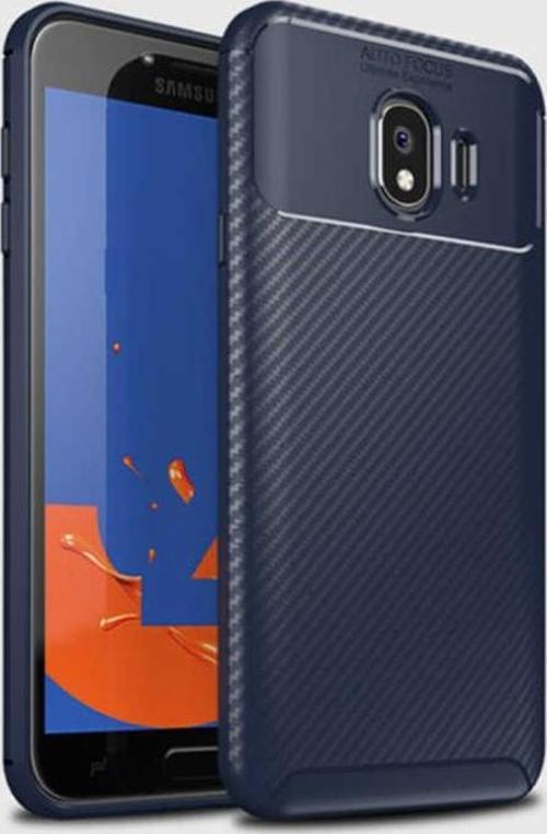 Samsung Galaxy J4 Kılıf Darbe Emici Uzun Ömürlü Parmak İzi Yapmaz Karbon Tasarım Negro Kılıf