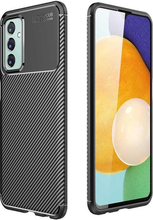 Samsung Galaxy M23 Kılıf Darbe Emici Uzun Ömürlü Parmak İzi Yapmaz Karbon Tasarım Negro Kılıf