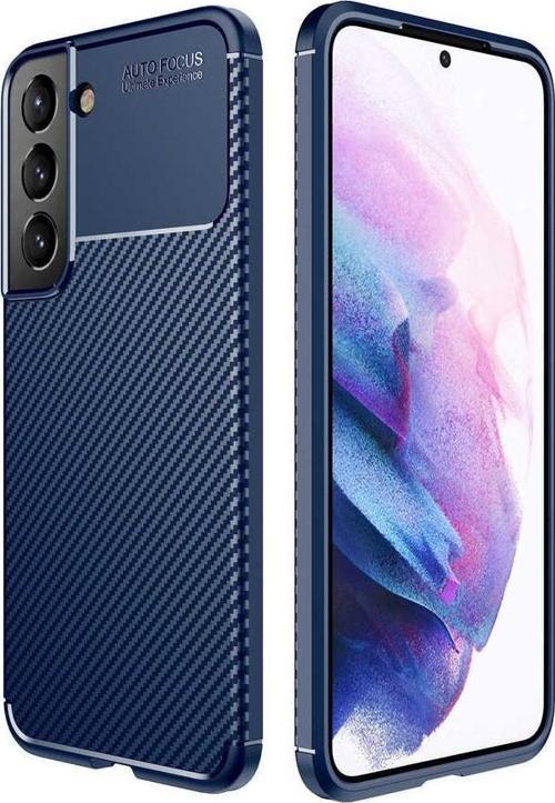 Samsung Galaxy S22 Kılıf Darbe Emici Uzun Ömürlü Parmak İzi Yapmaz Karbon Tasarım Negro Kılıf