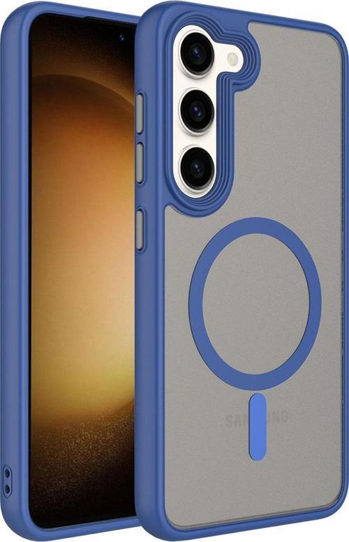 Samsung Galaxy S23 Kılıf Mat Arka Yüzey Wireless Şarj Özellikli Zore Flet Magsafe Kapak