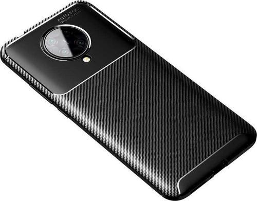Xiaomi Poco F2 Pro Kılıf Darbe Emici Uzun Ömürlü Parmak İzi Yapmaz Karbon Tasarım Negro Kılıf