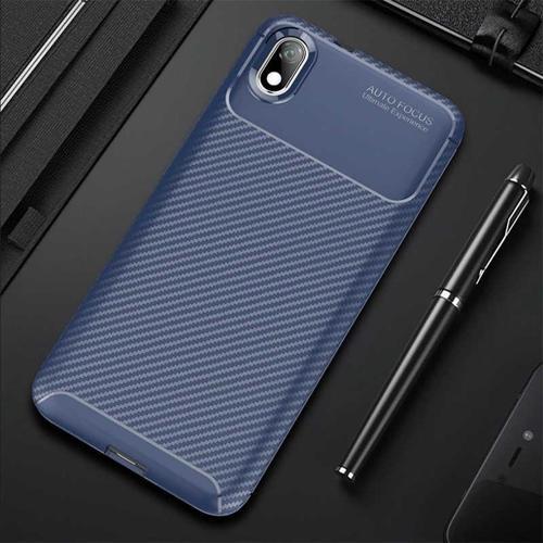 Xiaomi Redmi 7A Kılıf Darbe Emici Uzun Ömürlü Parmak İzi Yapmaz Karbon Tasarım Negro Kılıf