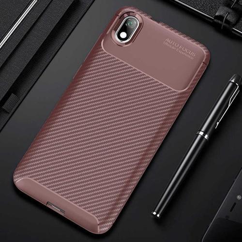 Xiaomi Redmi 7A Kılıf Darbe Emici Uzun Ömürlü Parmak İzi Yapmaz Karbon Tasarım Negro Kılıf