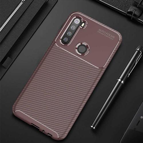 Xiaomi Redmi Note 8 Kılıf Darbe Emici Uzun Ömürlü Parmak İzi Yapmaz Karbon Tasarım Negro Kılıf