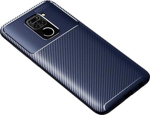 Xiaomi Redmi Note 9 Kılıf Darbe Emici Uzun Ömürlü Parmak İzi Yapmaz Karbon Tasarım Negro Kılıf