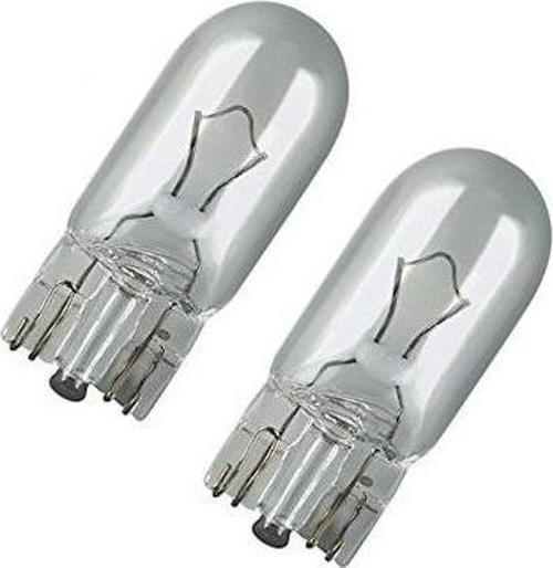 12V 5W T10 Dipsiz Ampul 12V 5W (2 Adet)