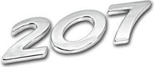 PEUGEOT 207 -  BAGAJ KAPUTU  ÜZERİ 207  YAZISI    8665.PV