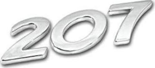 PEUGEOT 207 BAGAJ KAPUTU 207 ve PEUGEOT İKİLİ YAZI SETİ   