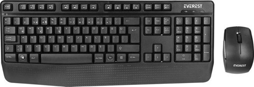 Km-973 Q Türkçe Kablosuz Siyah Klavye+ Mouse