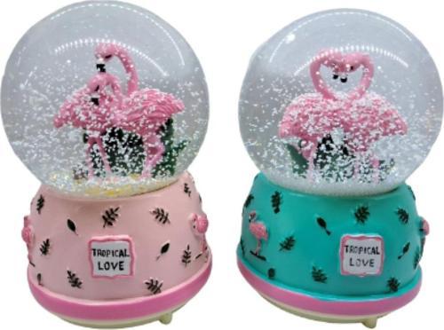 Flamingo Kar Küresi Büyük Boy