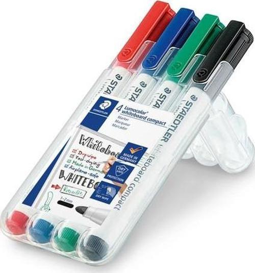 341 Wp4 Lumocolor Whiteboard Markör 1.0 - 2.0 Mm 4'Lü Set